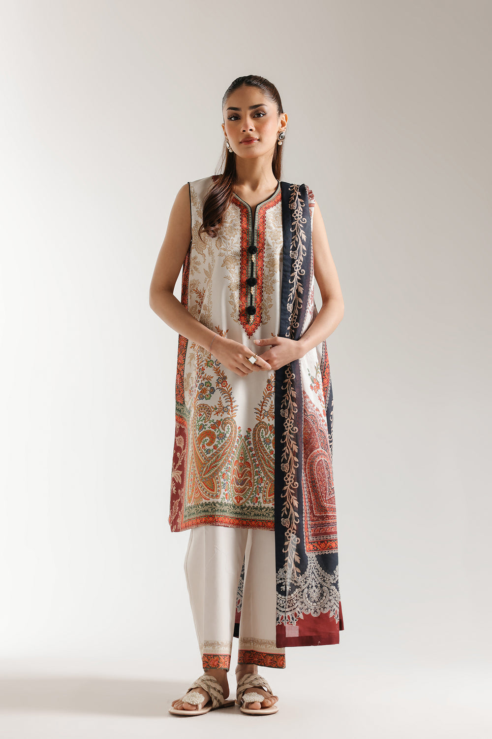 Ethnic | Spring Summer 25 | ES-06 by Ethnic - Designer Dress - Type: Ladies Clothes - Available at Libayah - 100% Original