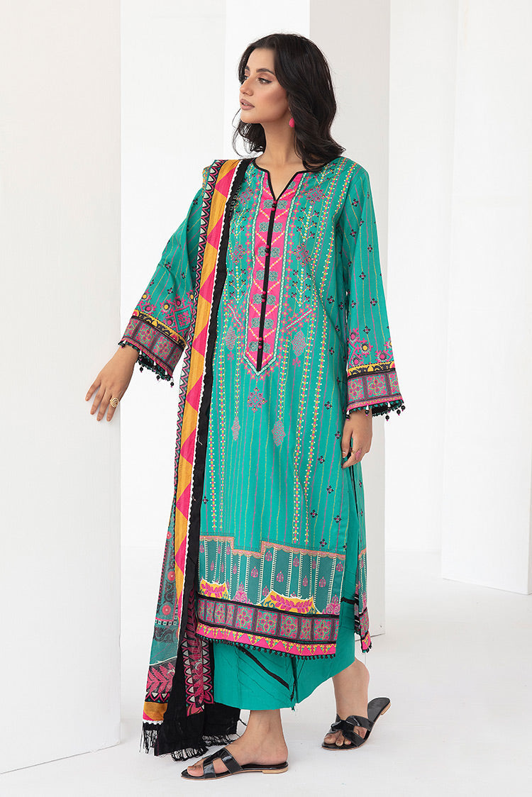 Ellena | Printed Lawn Collection | D19 by Ellena - Designer Dress - Type: Ladies Clothes - Available at Libayah - 100% Original