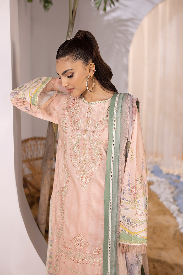 Ellena | Luxury Embroidered Collection| P-01 by Ellena - Designer Dress - Type: Ladies Clothes - Available at Libayah - 100% Original