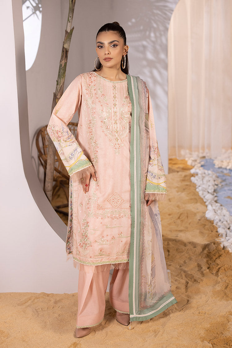 Ellena | Luxury Embroidered Collection| P-01 by Ellena - Designer Dress - Type: Ladies Clothes - Available at Libayah - 100% Original