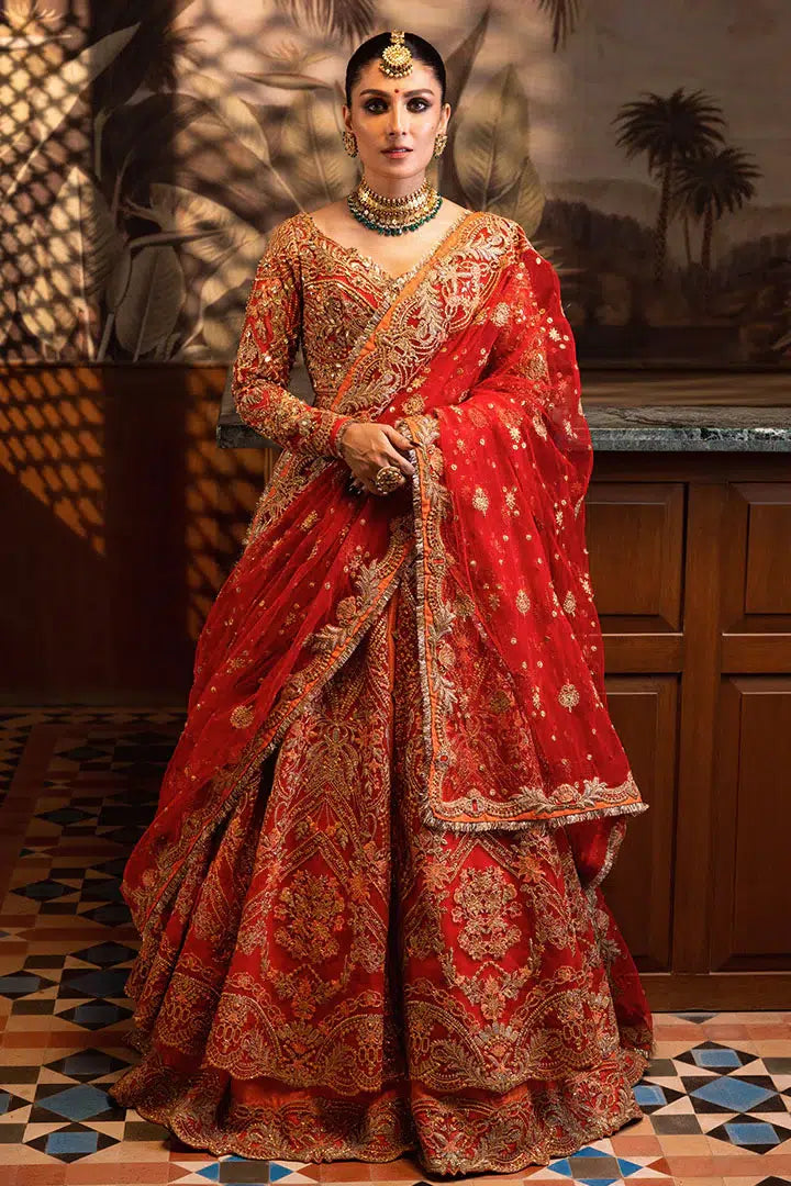 Erum Khan | Jahan Wedding 23 | Bano by Erum Khan - Designer Dress  - Type : Wedding Dress - Available at Libayah - 100% Original 
