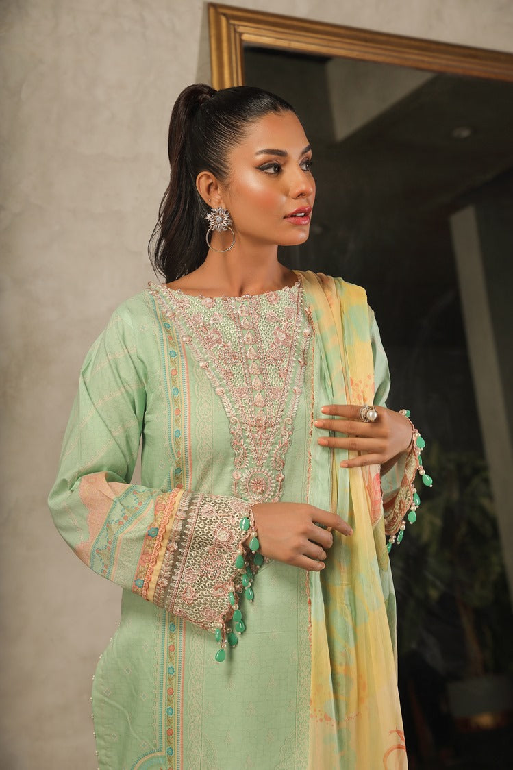 Ellena | Printed Lawn Collection | D02 by Ellena - Designer Dress - Type: Ladies Clothes - Available at Libayah - 100% Original