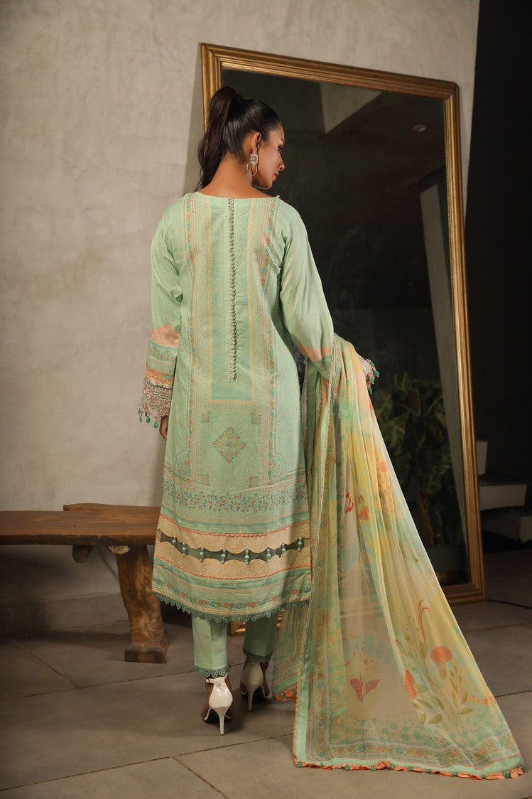 Ellena | Printed Lawn Collection | D02 by Ellena - Designer Dress - Type: Ladies Clothes - Available at Libayah - 100% Original