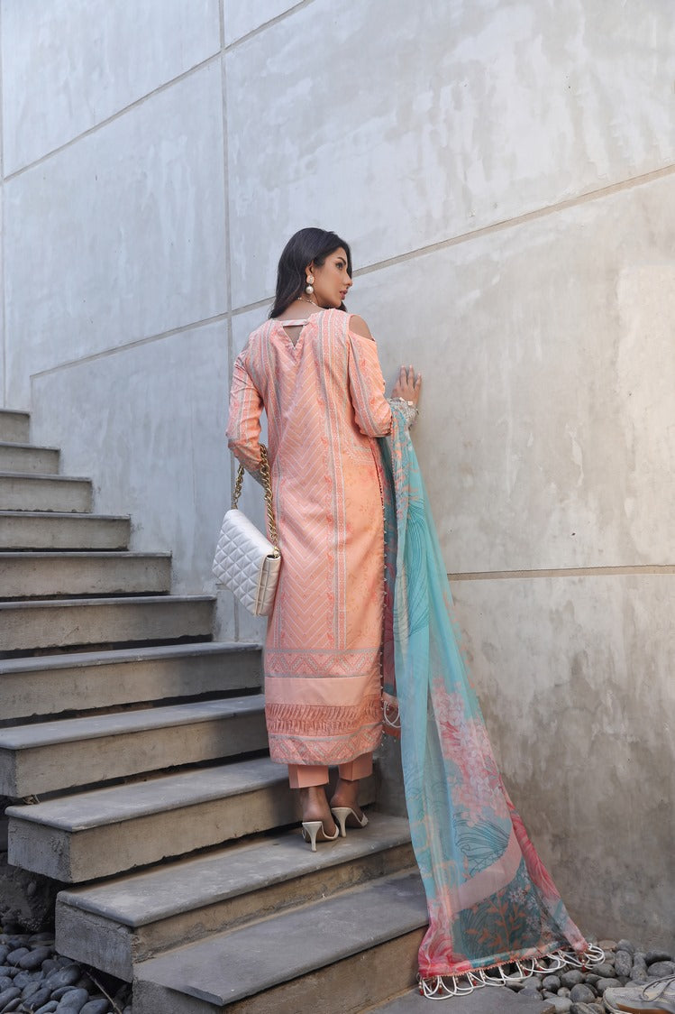 Ellena | Printed Lawn Collection | D03 by Ellena - Designer Dress - Type: Ladies Clothes - Available at Libayah - 100% Original