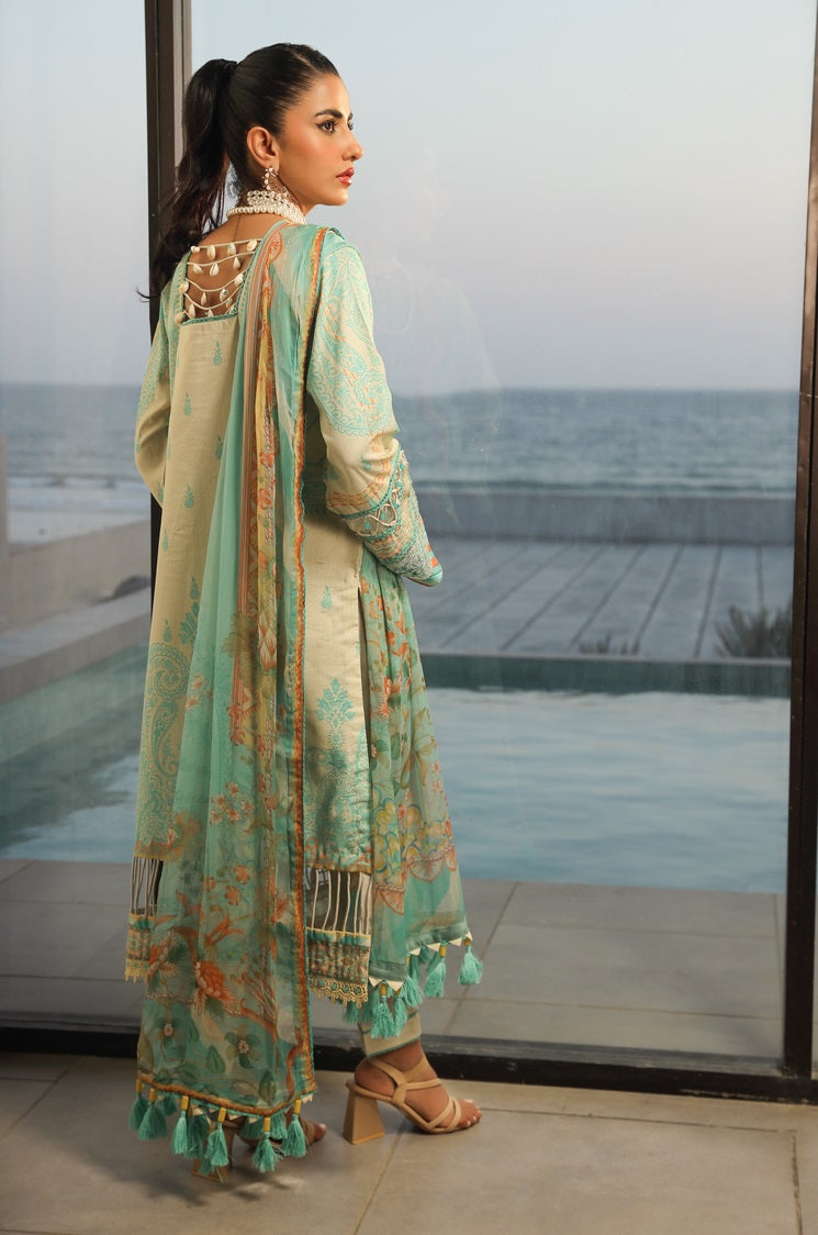 Ellena | Printed Lawn Collection | D04 by Ellena - Designer Dress - Type: Ladies Clothes - Available at Libayah - 100% Original