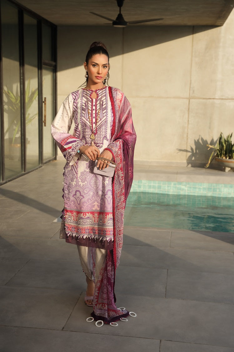 Ellena | Printed Lawn Collection | D07 by Ellena - Designer Dress - Type: Ladies Clothes - Available at Libayah - 100% Original