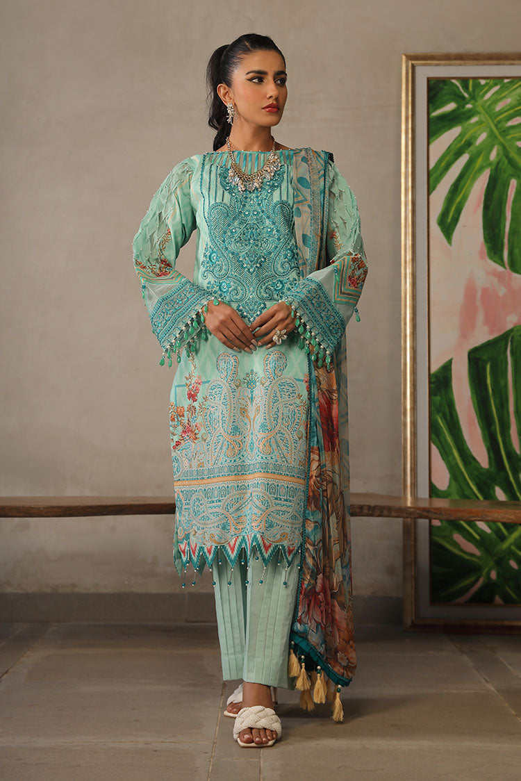Ellena | Printed Lawn Collection | D09 by Ellena - Designer Dress - Type: Ladies Clothes - Available at Libayah - 100% Original