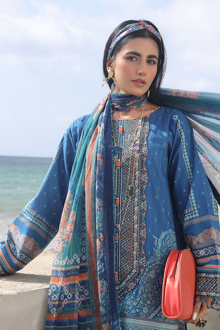 Ellena | Printed Lawn Collection | D10 by Ellena - Designer Dress - Type: Ladies Clothes - Available at Libayah - 100% Original