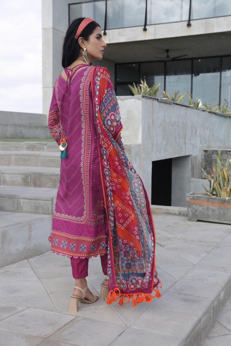Ellena | Printed Lawn Collection | D12 by Ellena - Designer Dress - Type: Ladies Clothes - Available at Libayah - 100% Original