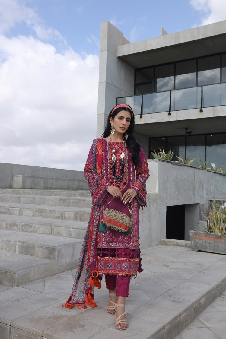 Ellena | Printed Lawn Collection | D12 by Ellena - Designer Dress - Type: Ladies Clothes - Available at Libayah - 100% Original