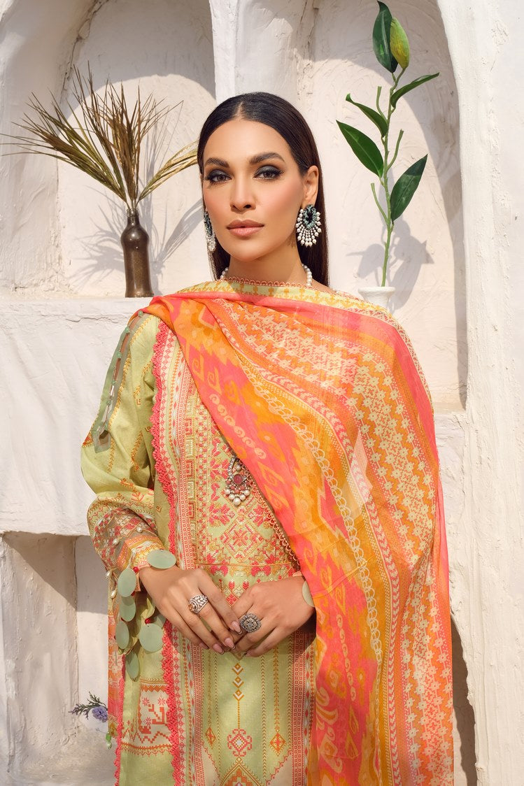 Ellena | Printed Lawn Collection | D16 by Ellena - Designer Dress - Type: Ladies Clothes - Available at Libayah - 100% Original
