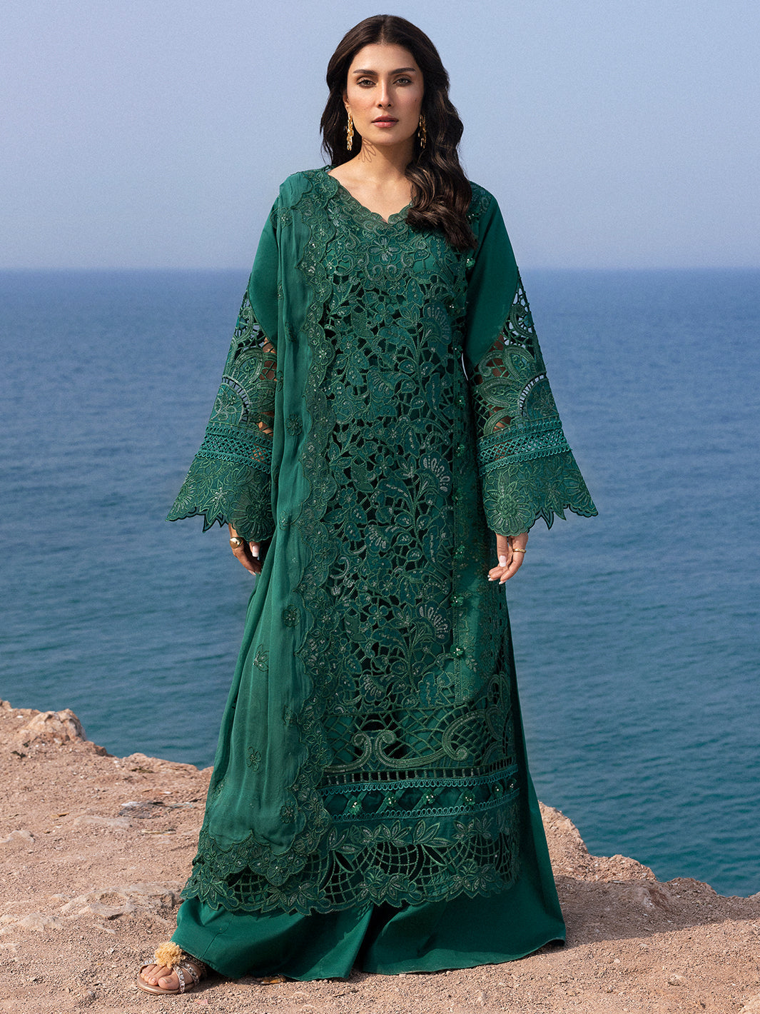 Mahnur | Sirena Luxury Lawn 25 | Eirene by Mahnur - Designer Dress - Type: Ladies Clothes - Available at Libayah - 100% Original