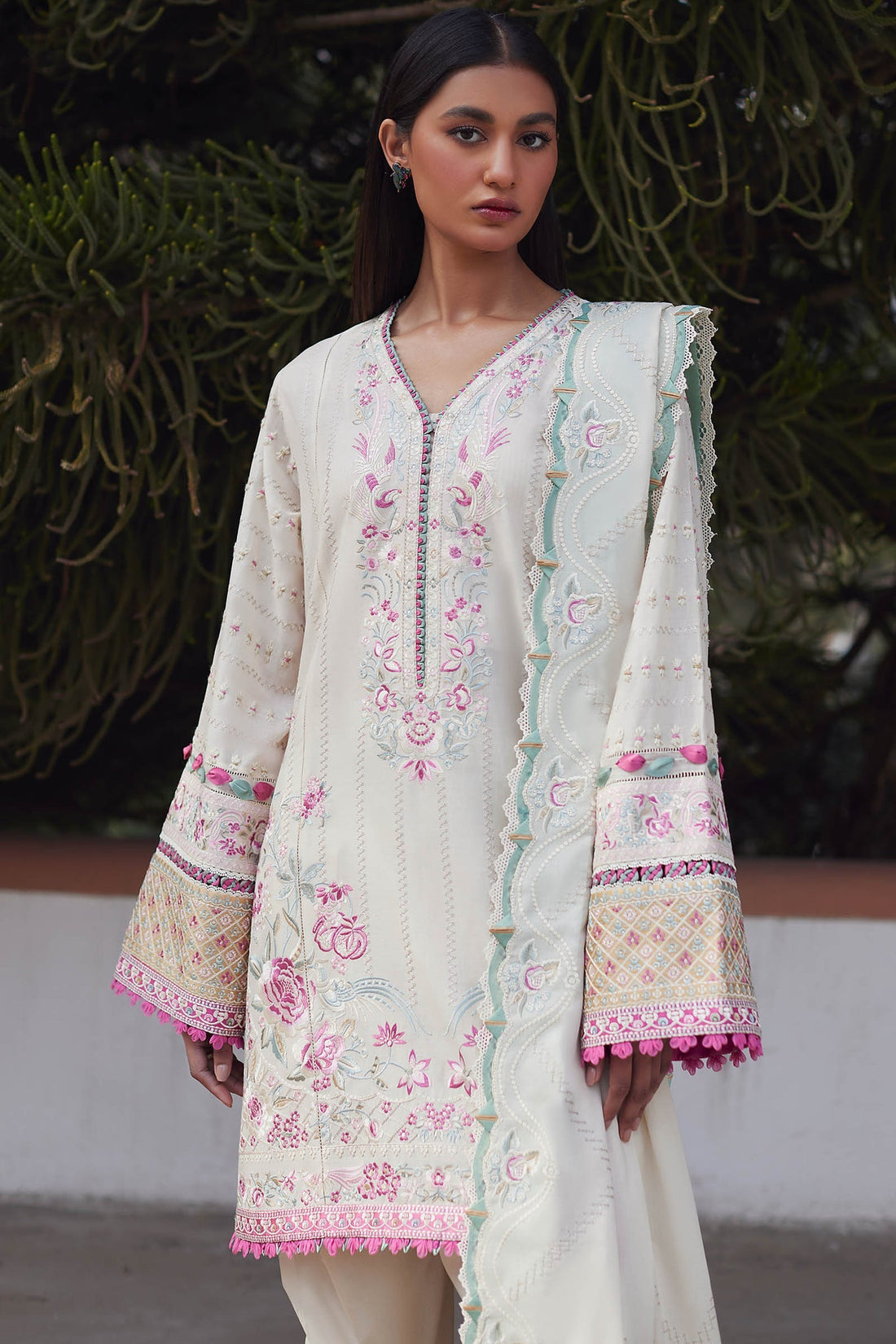 Elan | Lawn 24 | AIRA (EL24-10 B) by Elan - Designer Dress - Type: Ladies Clothes - Available at Libayah - 100% Original