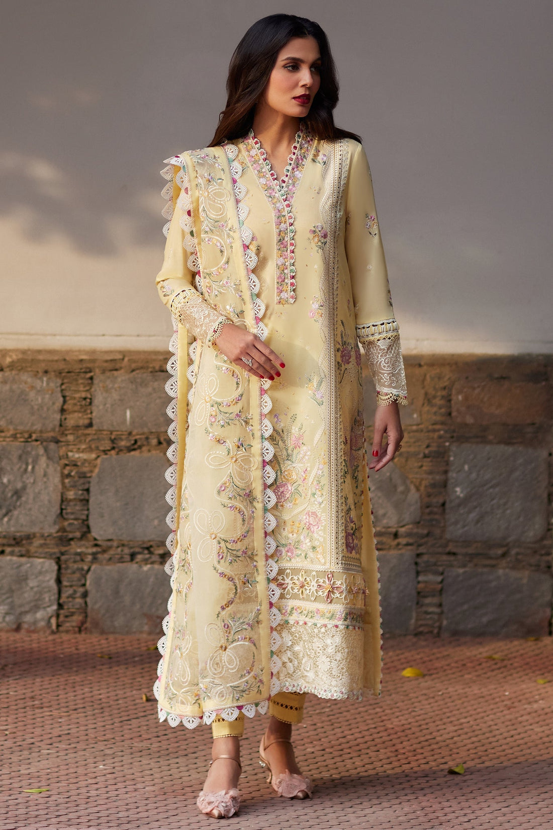 Elan | Lawn 24 | ZENEL (EL24-08 B) by Elan - Designer Dress - Type: Ladies Clothes - Available at Libayah - 100% Original