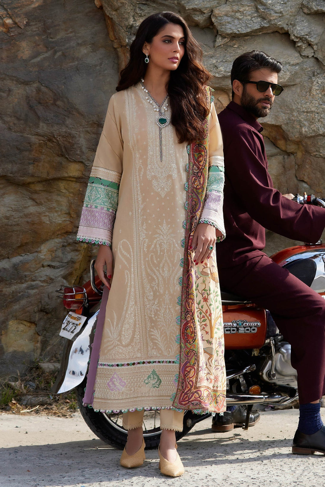 Elan | Lawn 24 | SHERINE (EL24-07 B) by Elan - Designer Dress - Type: Ladies Clothes - Available at Libayah - 100% Original