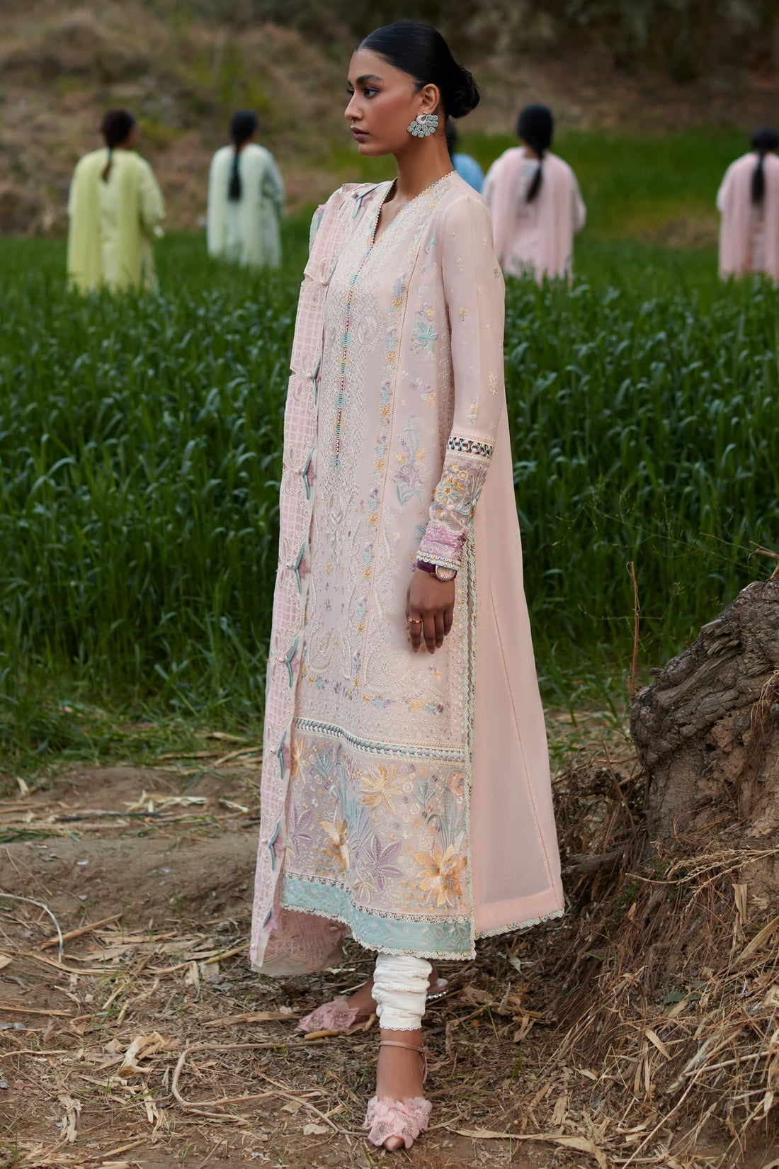 Elan | Lawn 24 | NEZIHA (EL24-05 B) by Elan - Designer Dress - Type: Ladies Clothes - Available at Libayah - 100% Original