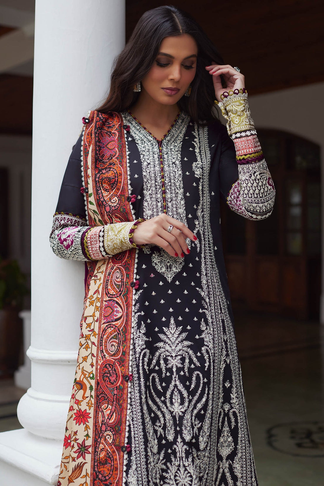 Elan | Lawn 24 | SHERINE (EL24-07 A) by Elan - Designer Dress - Type: Ladies Clothes - Available at Libayah - 100% Original