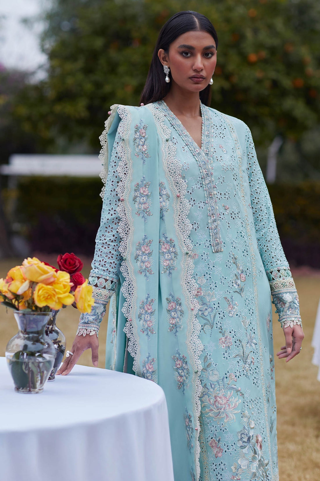 Elan | Lawn 24 | AIREEN (EL24-09 B) by Elan - Designer Dress - Type: Ladies Clothes - Available at Libayah - 100% Original