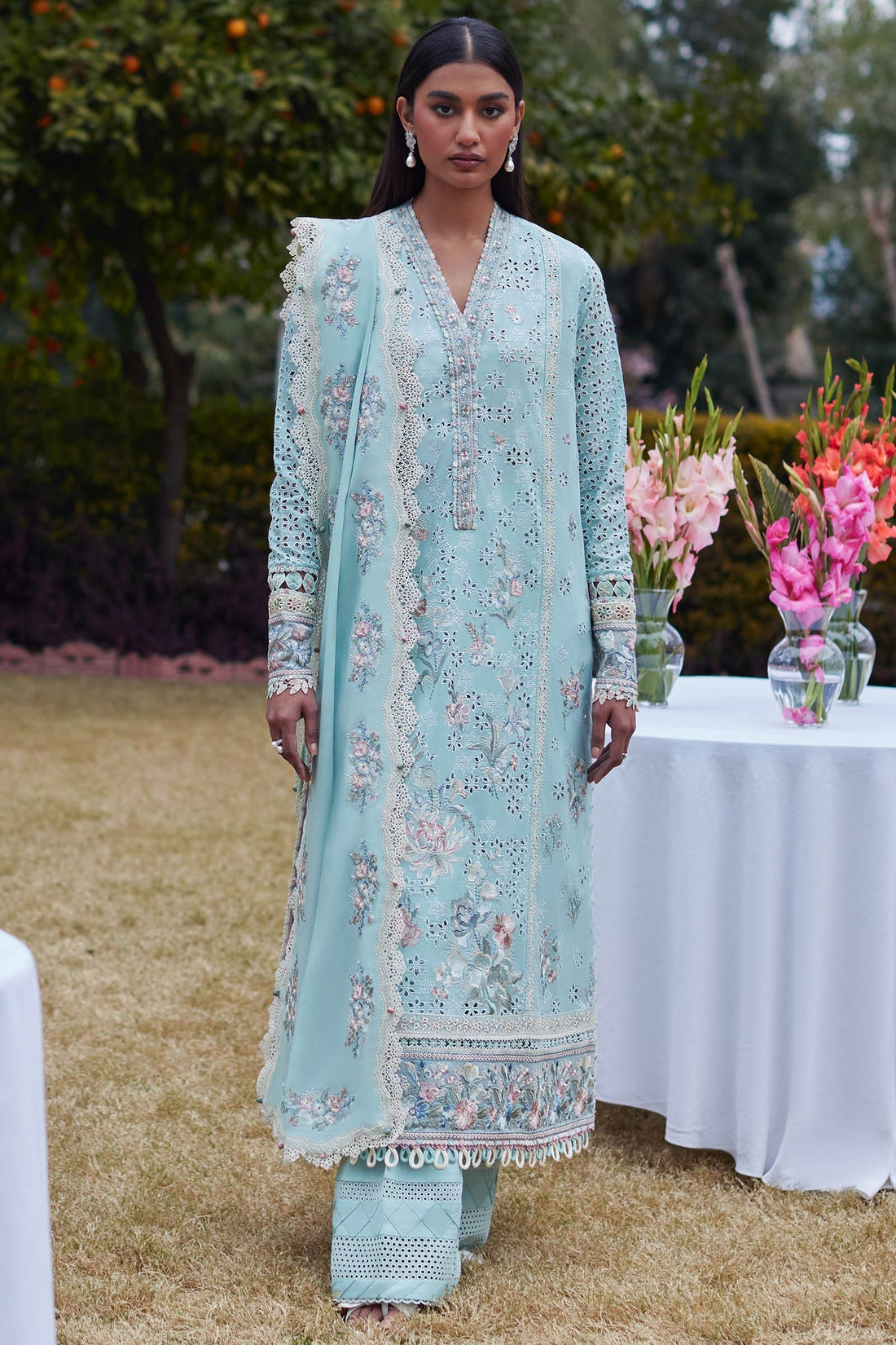 Elan | Lawn 24 | AIREEN (EL24-09 B) by Elan - Designer Dress - Type: Ladies Clothes - Available at Libayah - 100% Original
