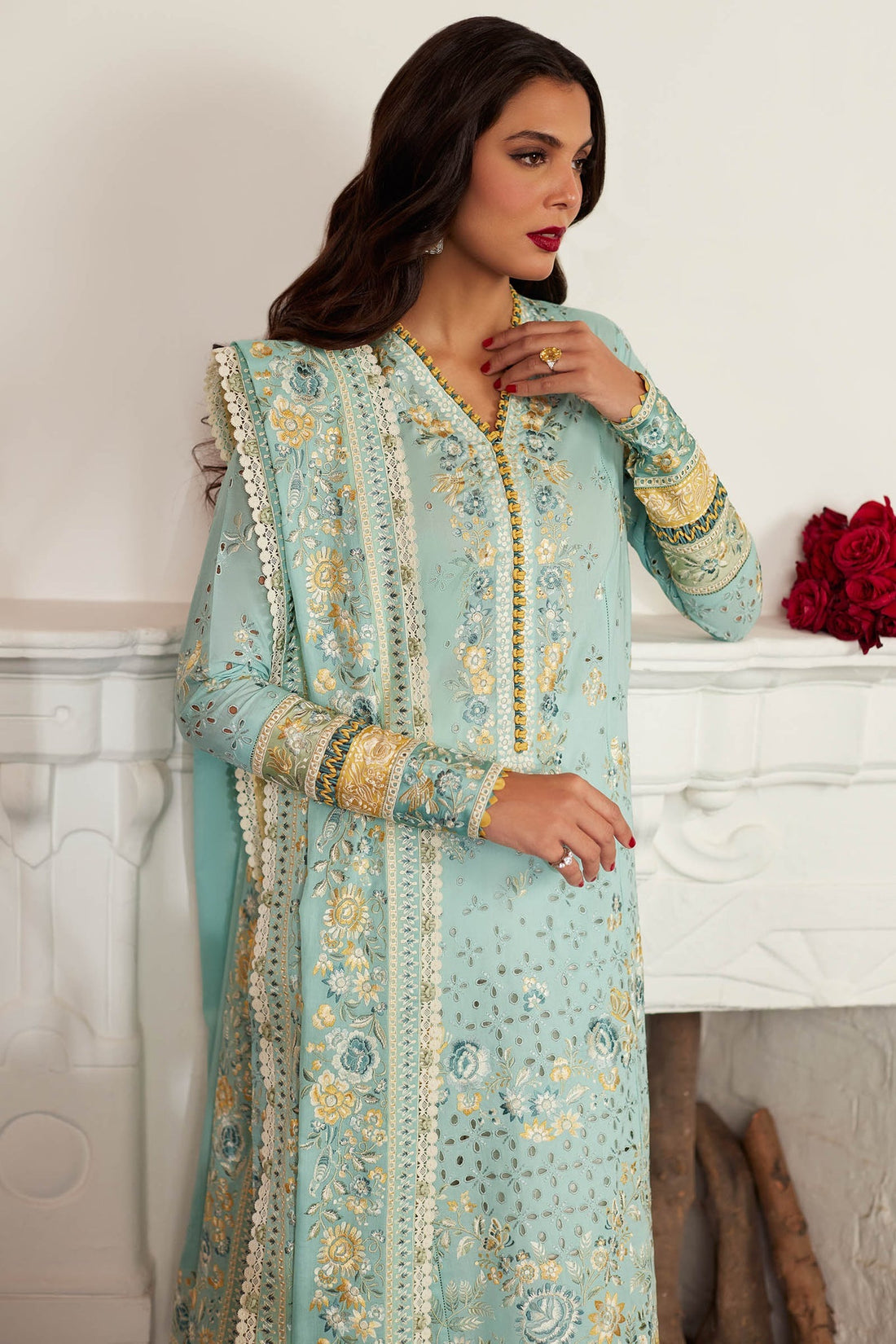 Elan | Lawn 24 | IVANA (EL24-06 A) by Elan - Designer Dress - Type: Ladies Clothes - Available at Libayah - 100% Original
