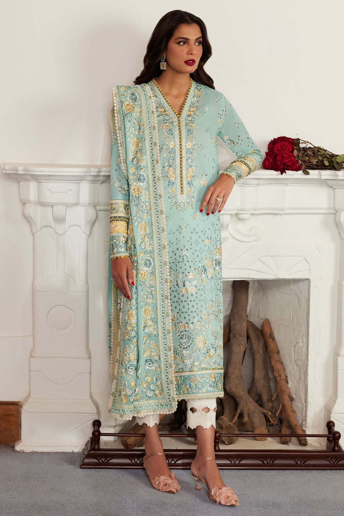 Elan | Lawn 24 | IVANA (EL24-06 A) by Elan - Designer Dress - Type: Ladies Clothes - Available at Libayah - 100% Original