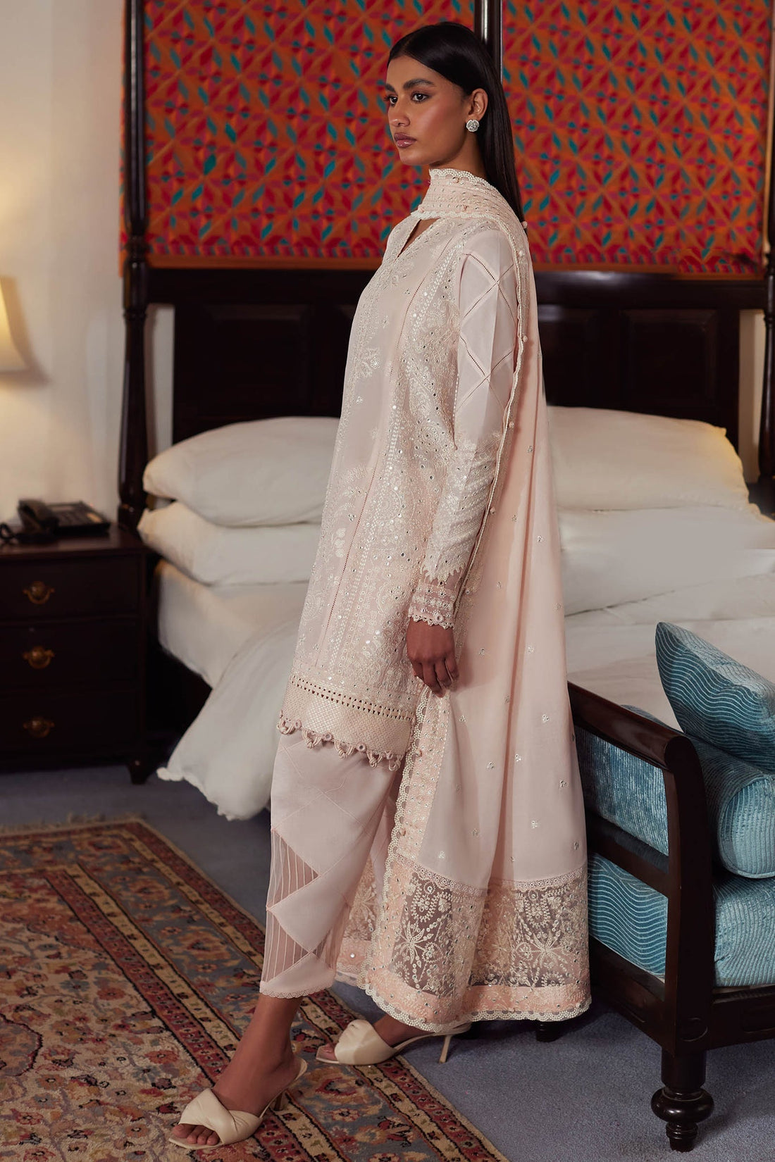 Elan | Lawn 24 | ZEINA (EL24-12 B) by Elan - Designer Dress - Type: Ladies Clothes - Available at Libayah - 100% Original