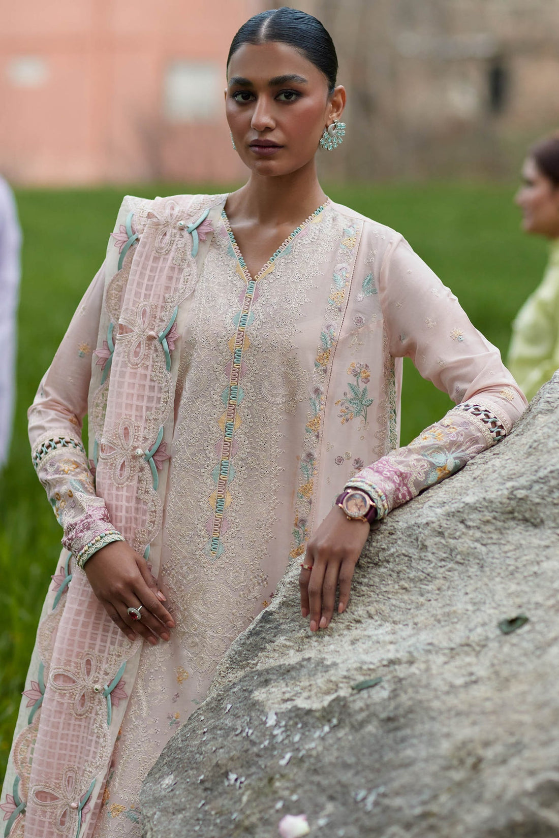 Elan | Lawn 24 | NEZIHA (EL24-05 B) by Elan - Designer Dress - Type: Ladies Clothes - Available at Libayah - 100% Original