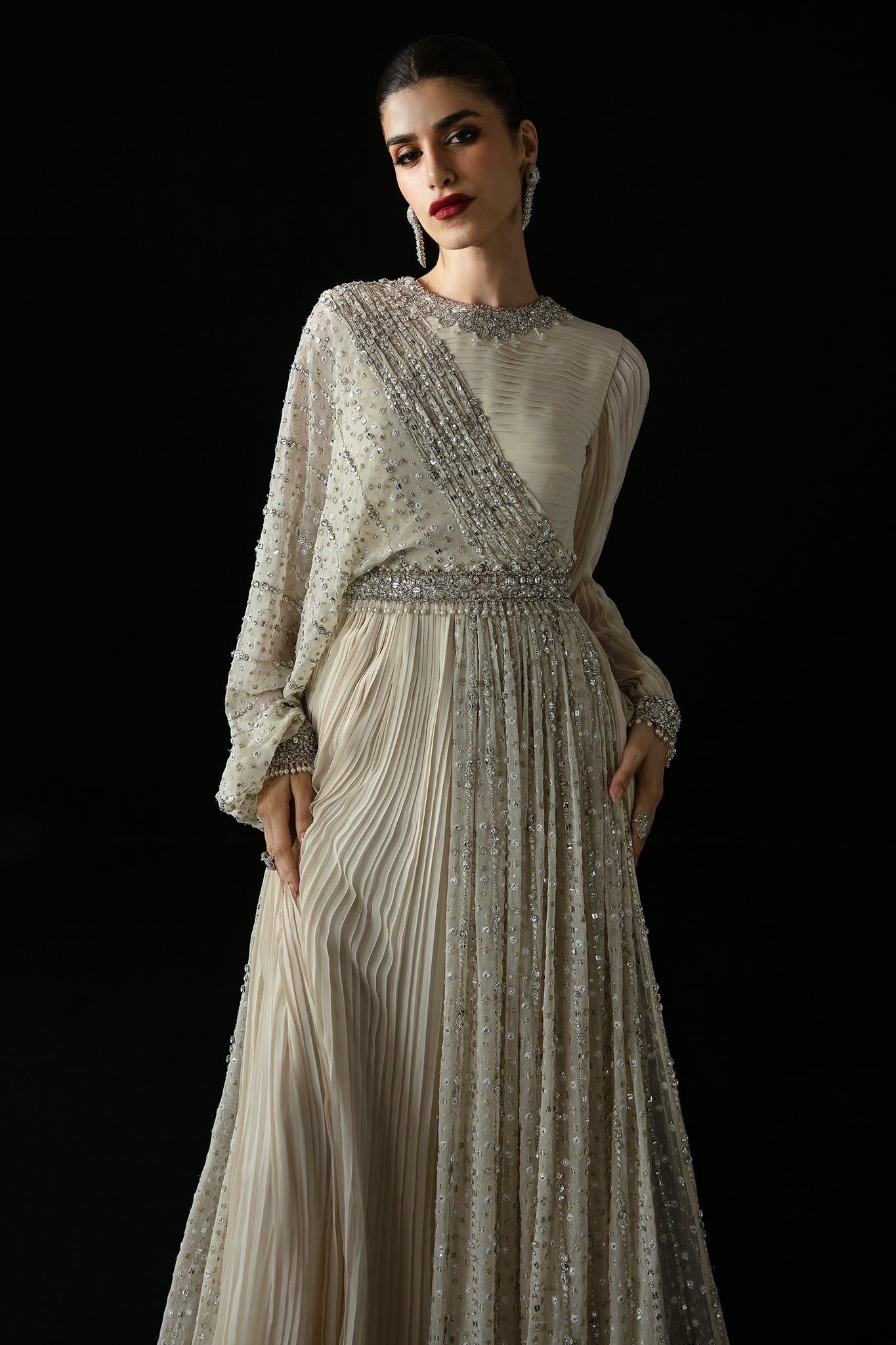 Elan | Pret Crepusule |  CRISTAL DE LUNE (EP-21304) by Elan - Designer Dress - Type: Ladies Clothes - Available at Libayah - 100% Original