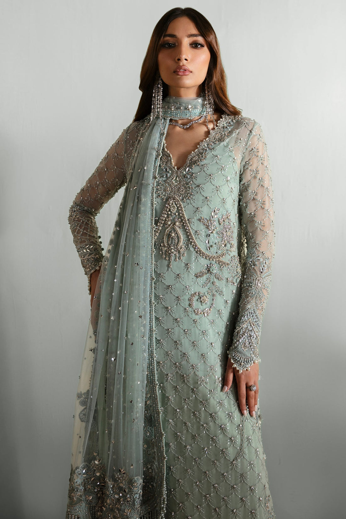 Elan | Pret Crepusule |  RÊVE DE GIVRE (EP-21301) by Elan - Designer Dress - Type: Ladies Clothes - Available at Libayah - 100% Original