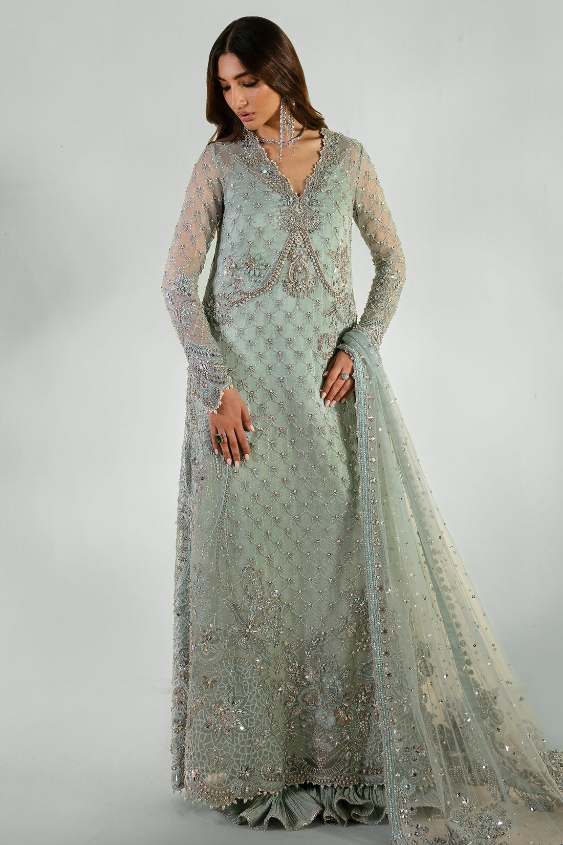 Elan | Pret Crepusule |  RÊVE DE GIVRE (EP-21301) by Elan - Designer Dress - Type: Ladies Clothes - Available at Libayah - 100% Original