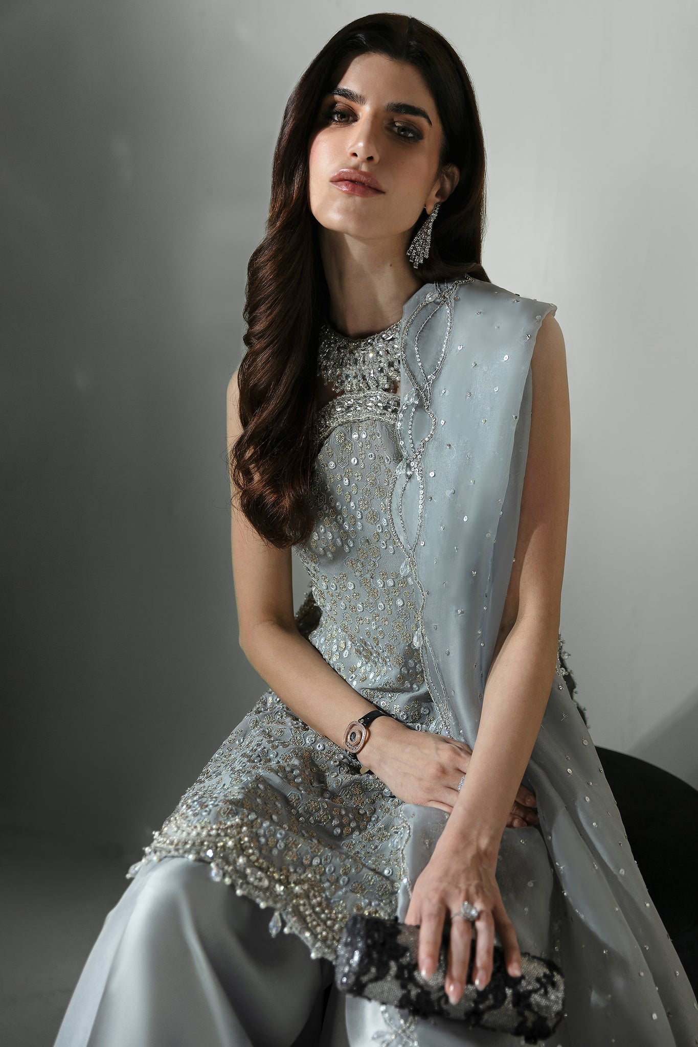 Elan | Pret Crepusule | ECLAT DE GLACE (EP-21307) by Elan - Designer Dress - Type: Ladies Clothes - Available at Libayah - 100% Original
