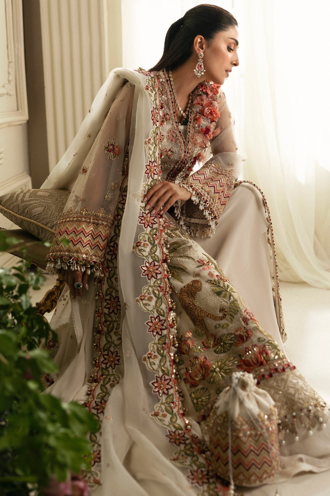 Elan | Wedding Festive 24 | BOTANICAL BLISS (EC24-02) by Elan - Designer Dress - Type: Ladies Clothes - Available at Libayah - 100% Original