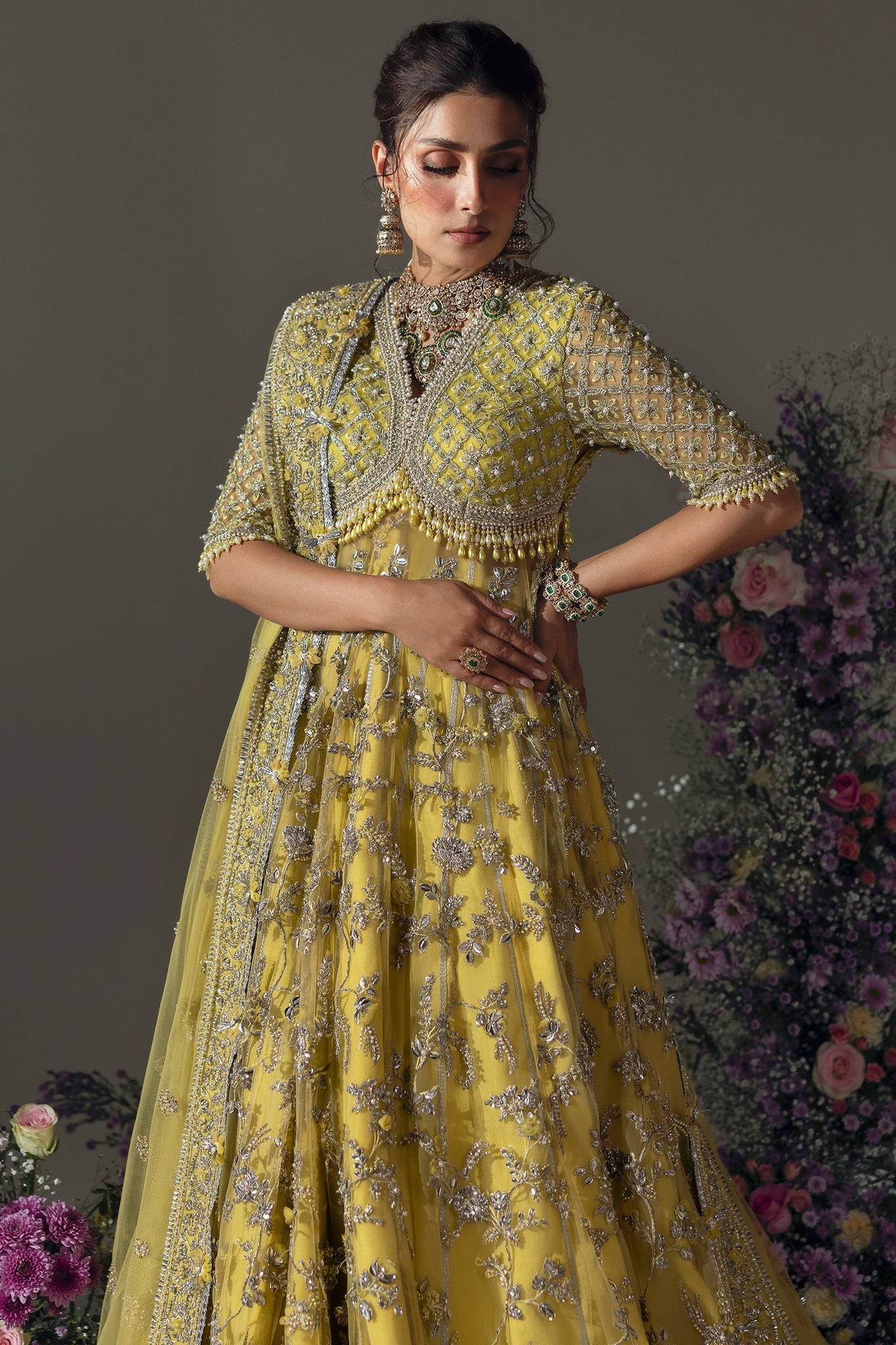 Elan | Wedding Festive 24 | BOTANICAL BLISS (EC24-02) by Elan - Designer Dress - Type: Ladies Clothes - Available at Libayah - 100% Original