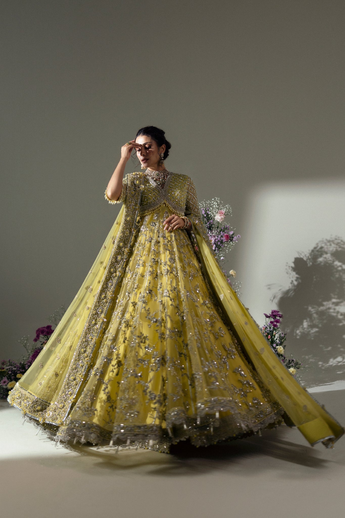 Elan | Wedding Festive 24 | BOTANICAL BLISS (EC24-02) by Elan - Designer Dress - Type: Ladies Clothes - Available at Libayah - 100% Original