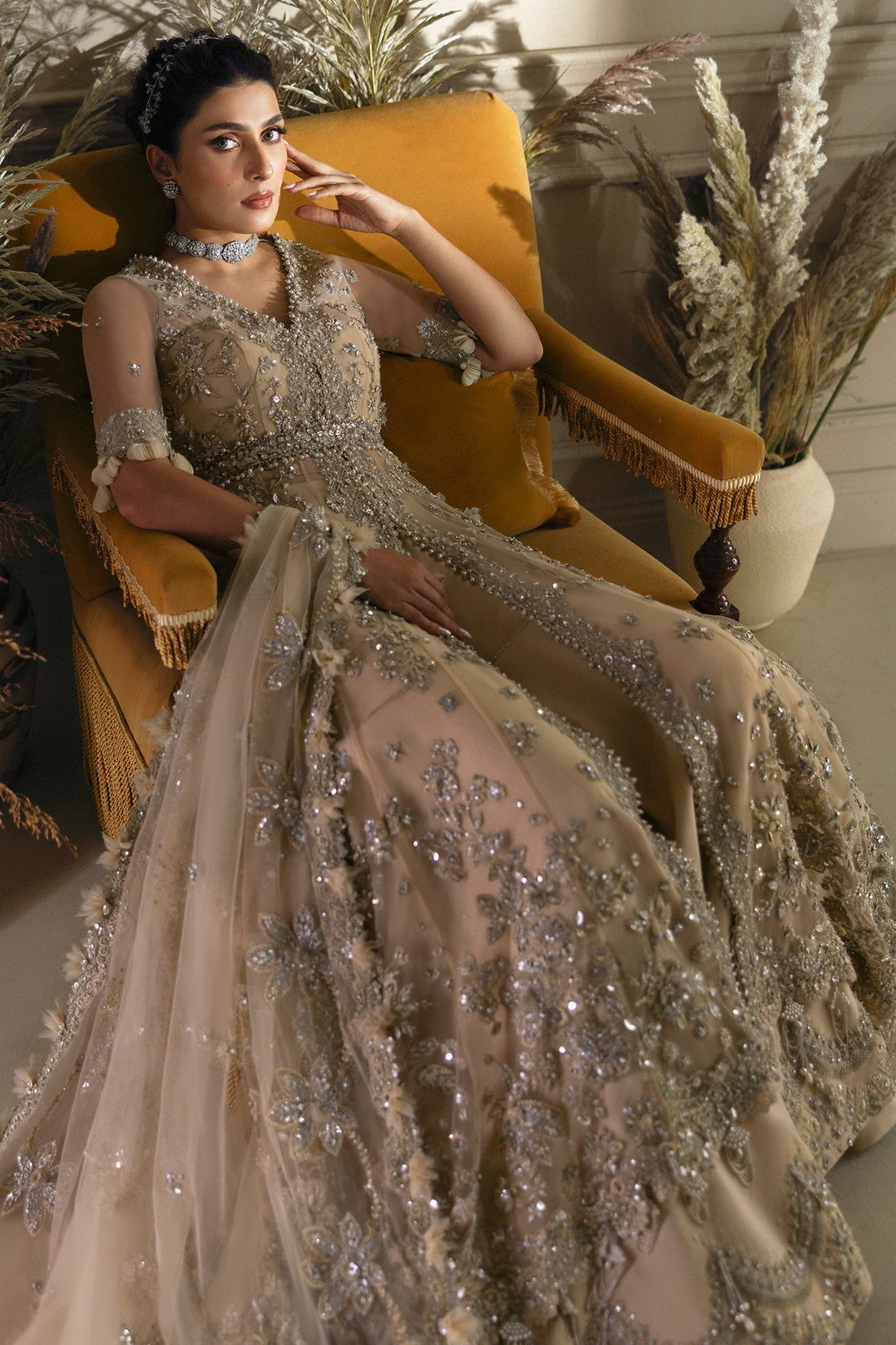 Elan | Wedding Festive 24 | PEARL OF TRANQUILITY (EC24-08) by Elan - Designer Dress - Type: Ladies Clothes - Available at Libayah - 100% Original