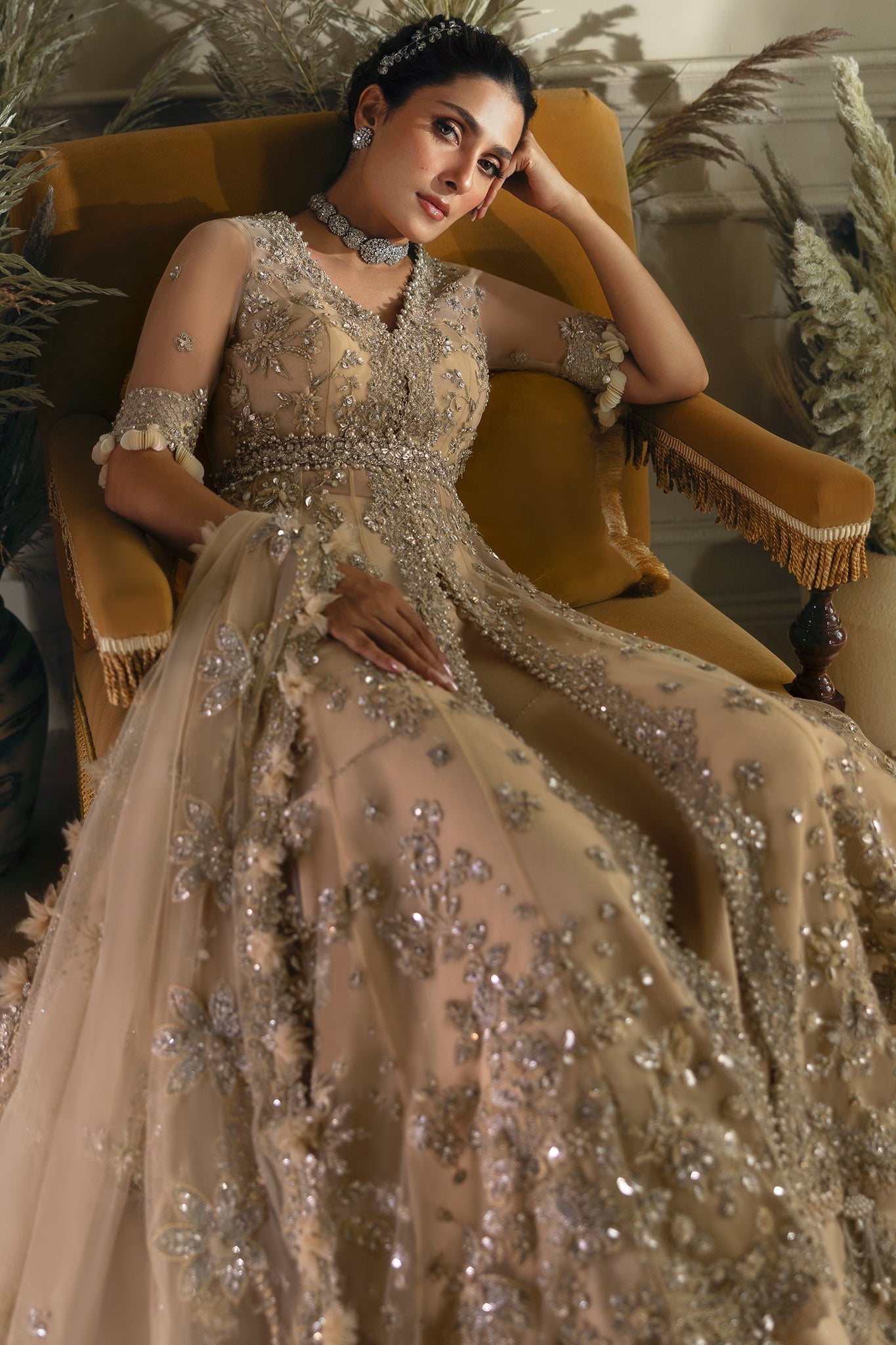 Elan | Wedding Festive 24 | PEARL OF TRANQUILITY (EC24-08) by Elan - Designer Dress - Type: Ladies Clothes - Available at Libayah - 100% Original