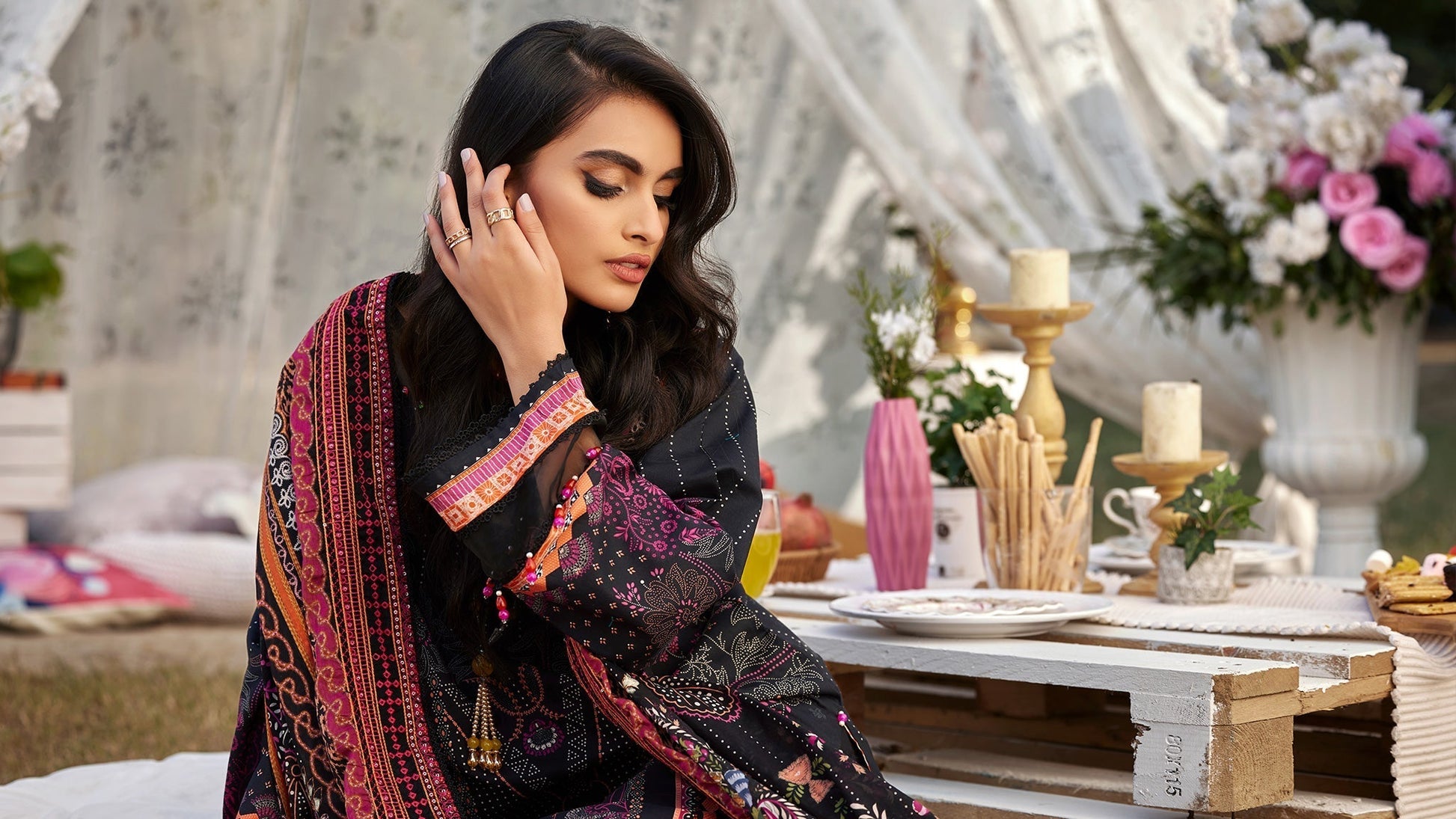 Ellena | Luxury Embroidered Collection | D09 by Ellena - Designer Dress - Type: Ladies Clothes - Available at Libayah - 100% Original
