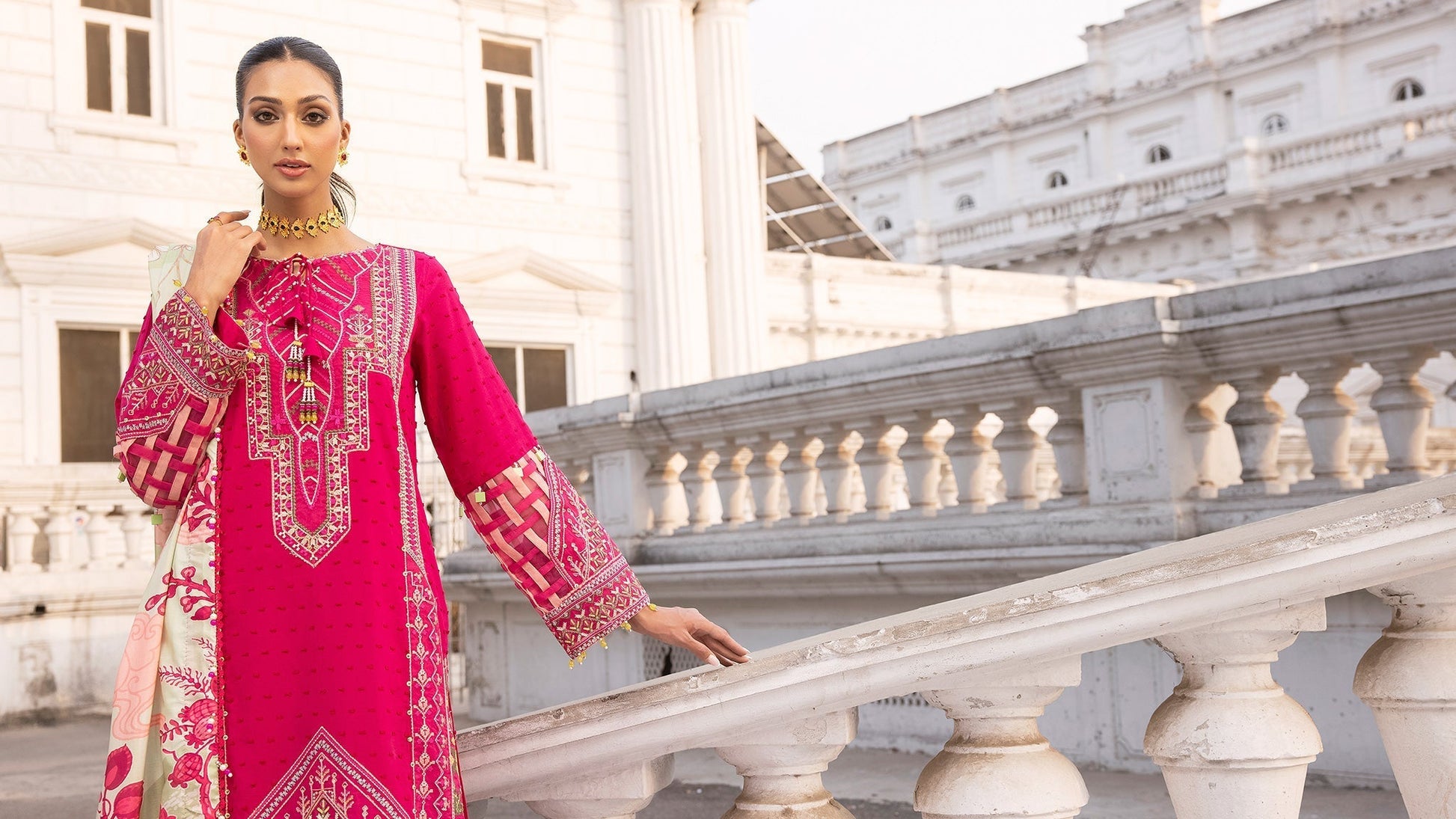 Ellena | Luxury Embroidered Collection | D12 by Ellena - Designer Dress - Type: Ladies Clothes - Available at Libayah - 100% Original