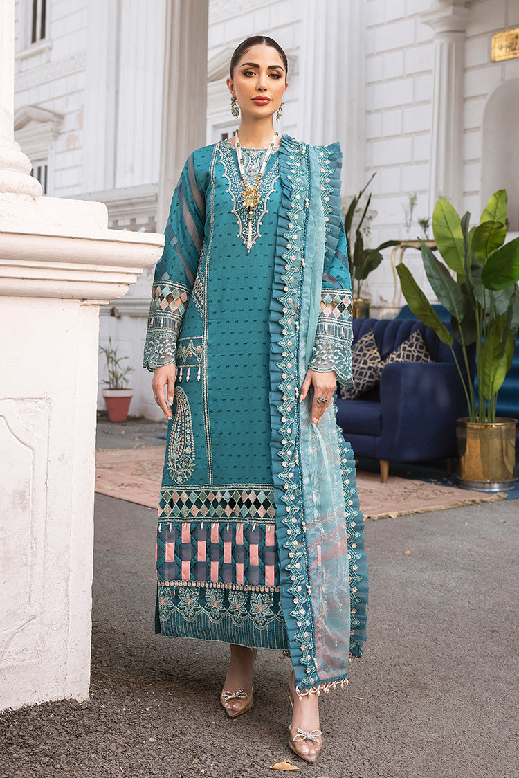 Ellena | Luxury Embroidered Collection | D19 by Ellena - Designer Dress - Type: Ladies Clothes - Available at Libayah - 100% Original