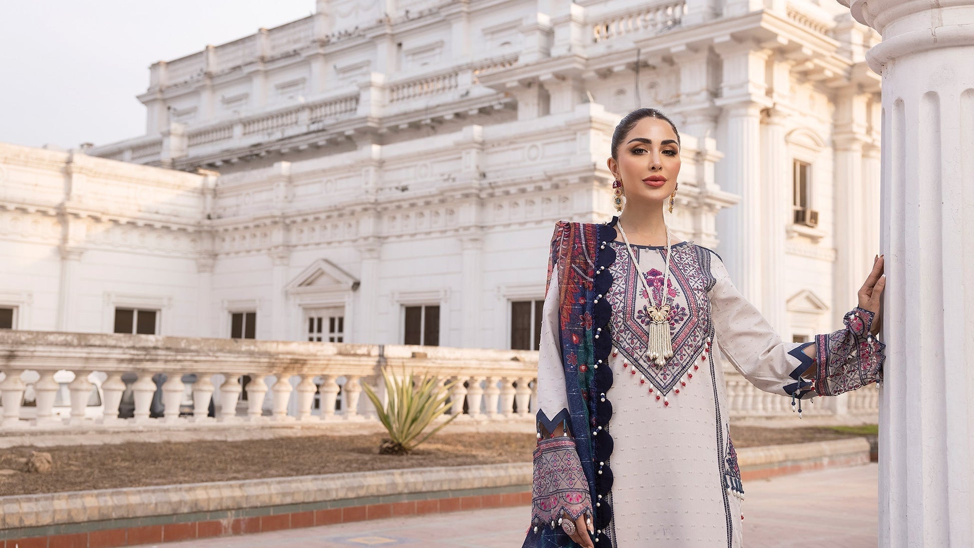 Ellena | Luxury Embroidered Collection | D23 by Ellena - Designer Dress - Type: Ladies Clothes - Available at Libayah - 100% Original