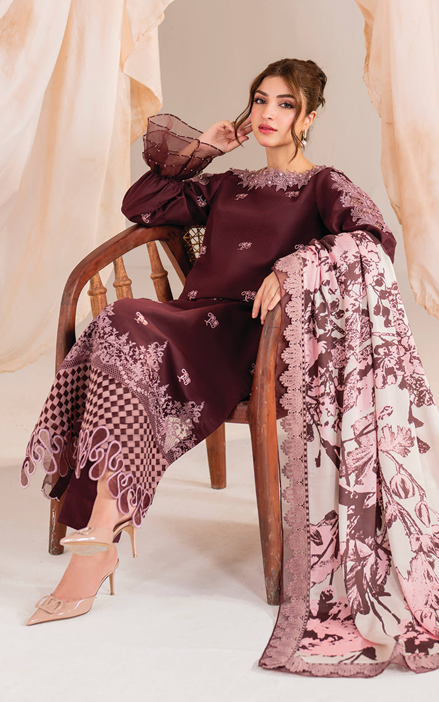 Asifa and Nabeel | Winter Meraki 24 | Elysian-MW-12 by Asifa and Nabeel - Designer Dress - Type: Ladies Clothes - Available at Libayah - 100% Original