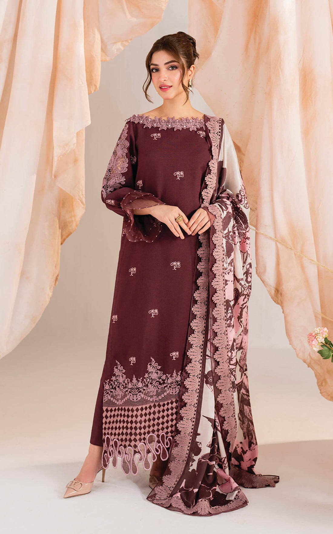 Asifa and Nabeel | Winter Meraki 24 | Elysian-MW-12 by Asifa and Nabeel - Designer Dress - Type: Ladies Clothes - Available at Libayah - 100% Original