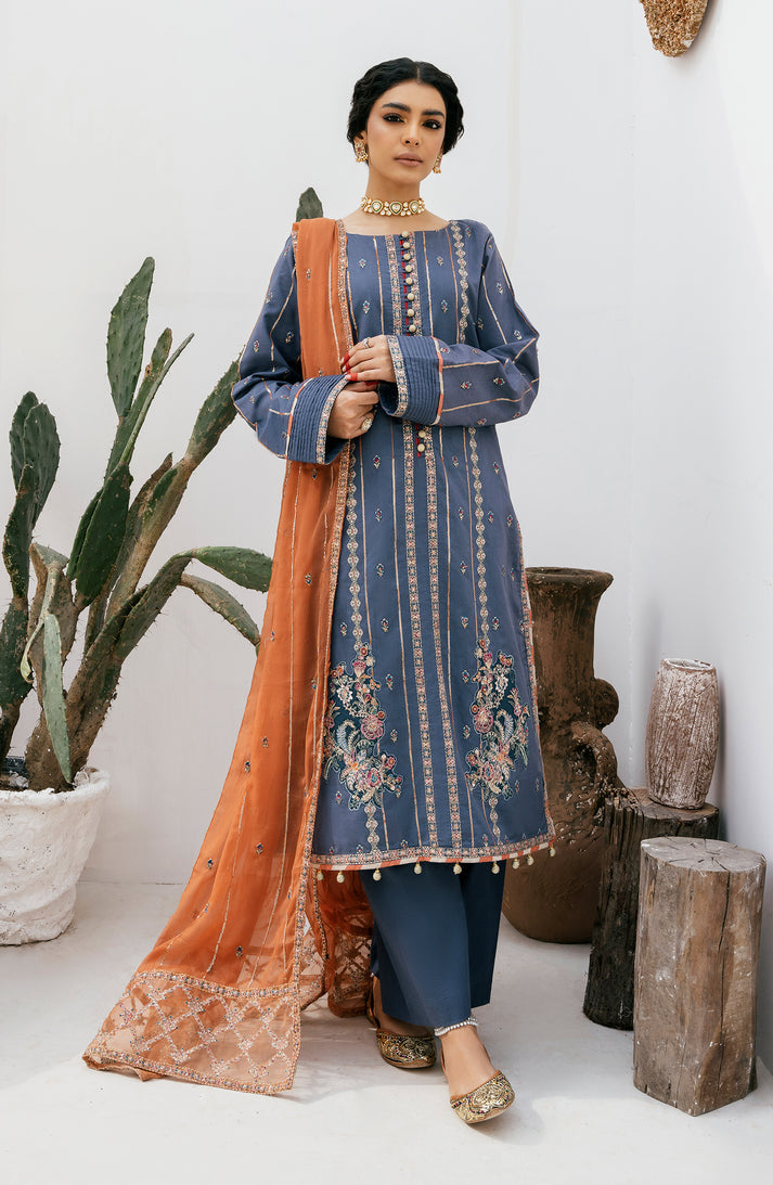 Emaan Adeel | Gul Mohr Eid Pret | AMBER by Emaan Adeel - Designer Dress - Type: Ladies Clothes - Available at Libayah - 100% Original