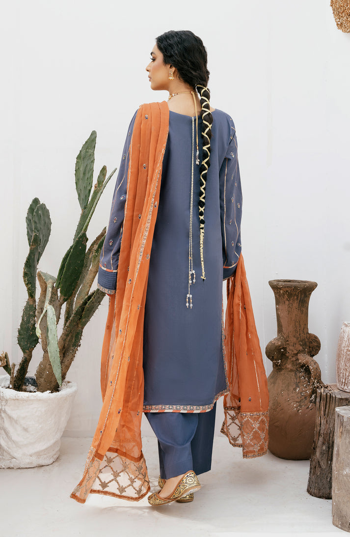 Emaan Adeel | Gul Mohr Eid Pret | AMBER by Emaan Adeel - Designer Dress - Type: Ladies Clothes - Available at Libayah - 100% Original