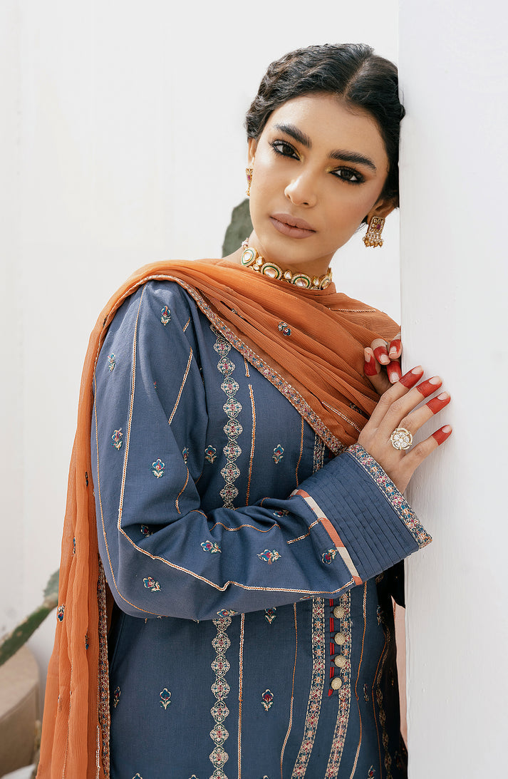 Emaan Adeel | Gul Mohr Eid Pret | AMBER by Emaan Adeel - Designer Dress - Type: Ladies Clothes - Available at Libayah - 100% Original