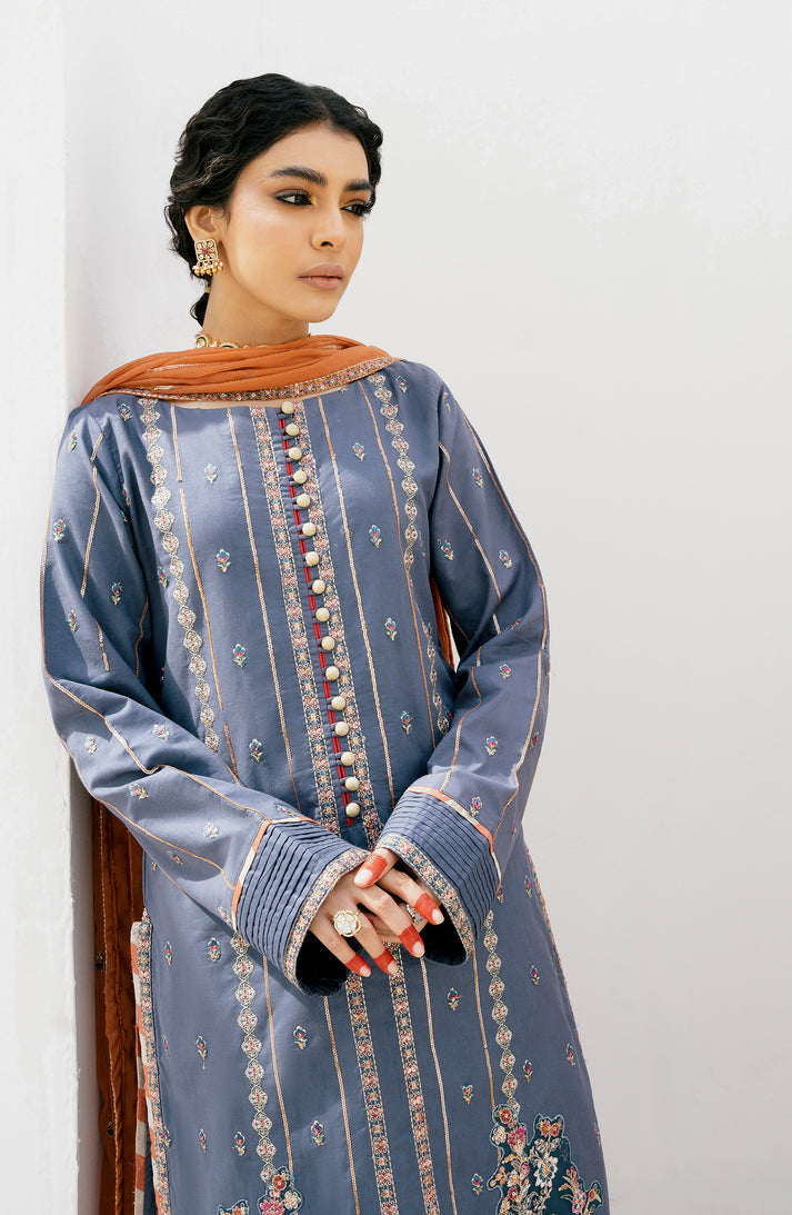 Emaan Adeel | Gul Mohr Eid Pret | AMBER by Emaan Adeel - Designer Dress - Type: Ladies Clothes - Available at Libayah - 100% Original