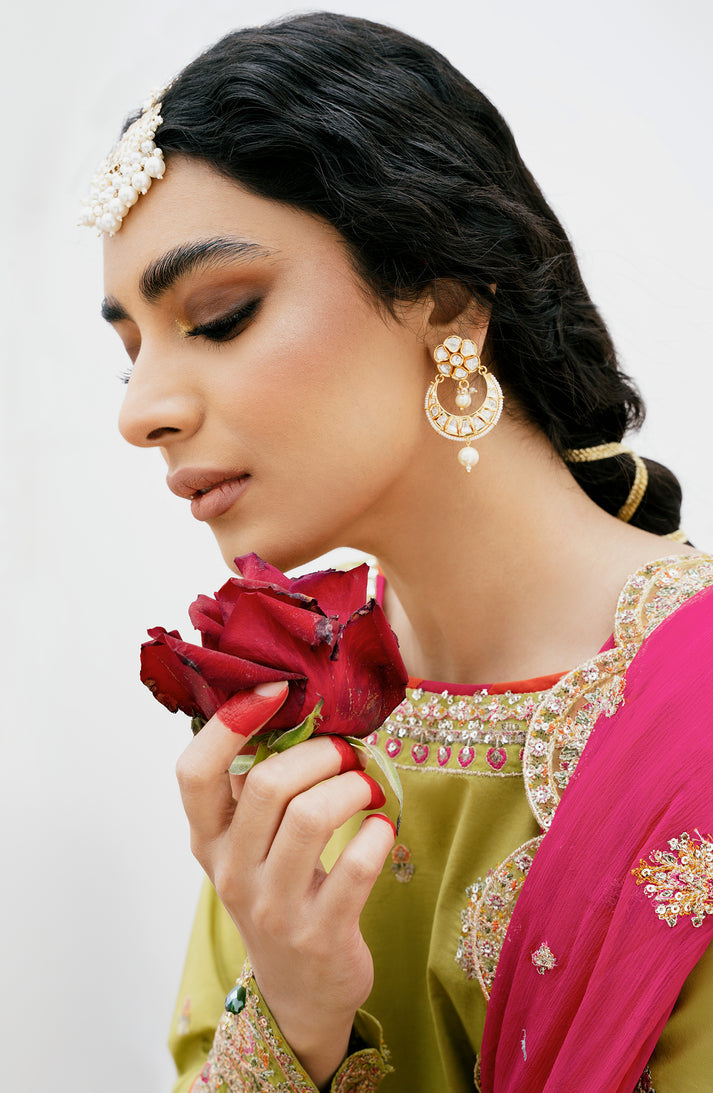 Emaan Adeel | Gul Mohr Eid Pret | ESHAL by Emaan Adeel - Designer Dress - Type: Ladies Clothes - Available at Libayah - 100% Original