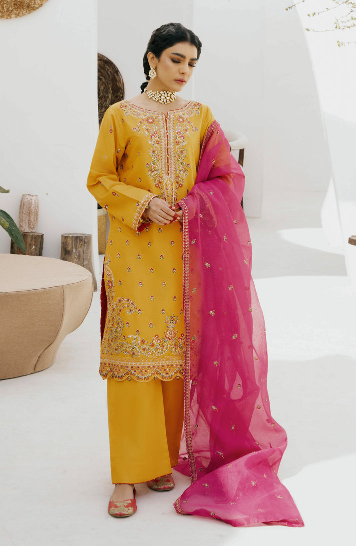 Emaan Adeel | Gul Mohr Eid Pret | WASHMA by Emaan Adeel - Designer Dress - Type: Ladies Clothes - Available at Libayah - 100% Original