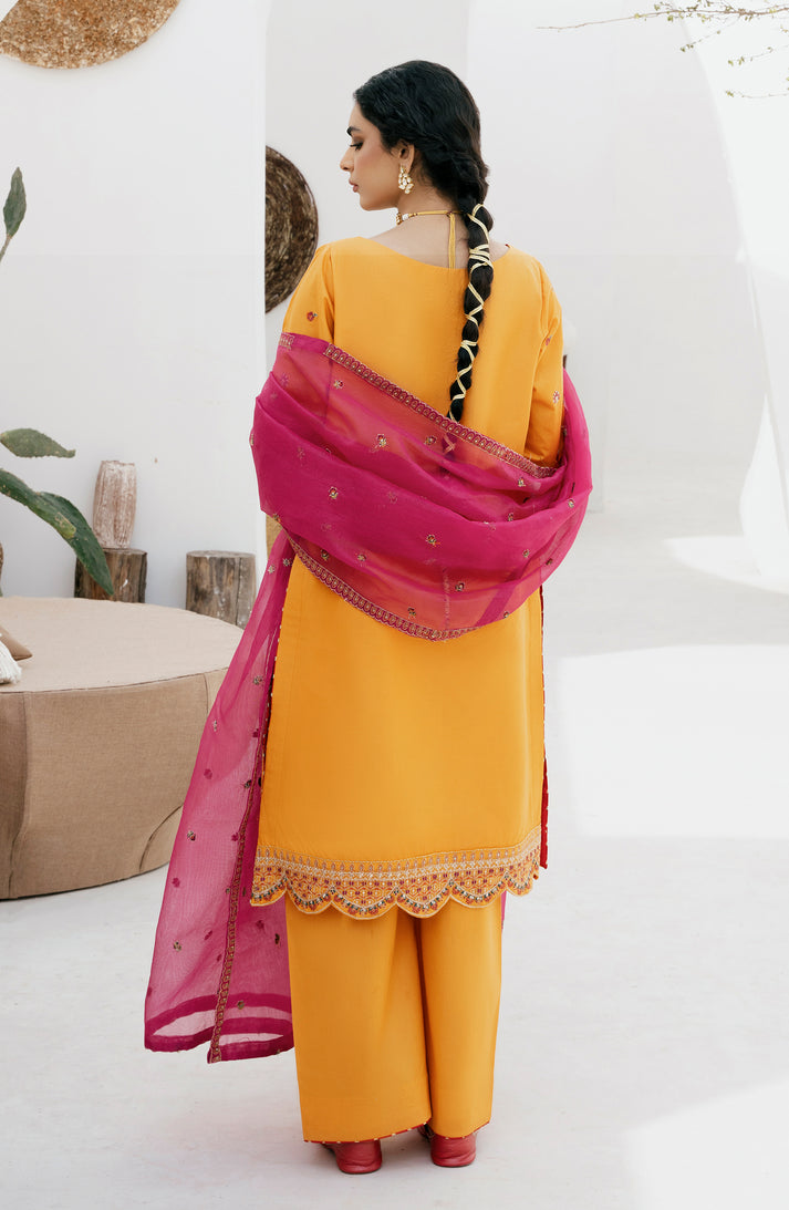 Emaan Adeel | Gul Mohr Eid Pret | WASHMA by Emaan Adeel - Designer Dress - Type: Ladies Clothes - Available at Libayah - 100% Original