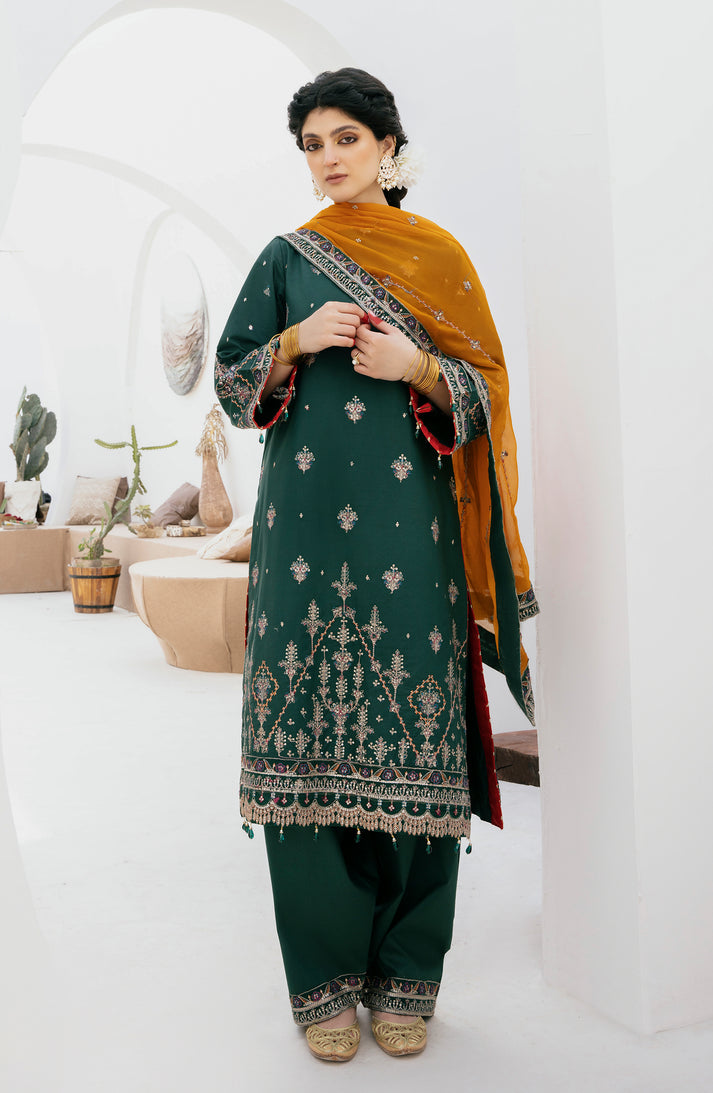 Emaan Adeel | Gul Mohr Eid Pret | NUHA by Emaan Adeel - Designer Dress - Type: Ladies Clothes - Available at Libayah - 100% Original